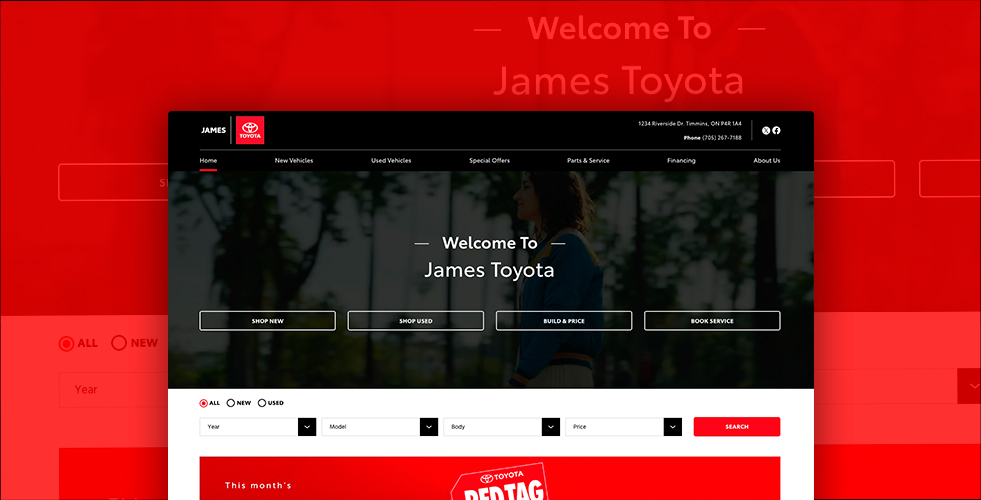 James Toyota logo