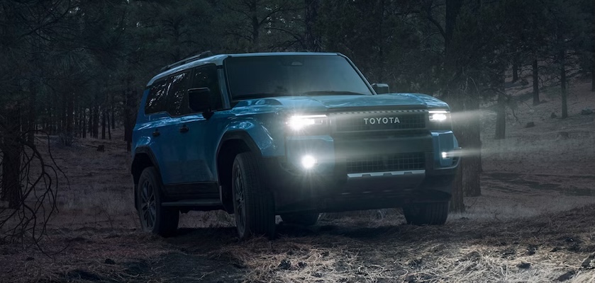 Exterior of 2025 Toyota Land Cruiser.