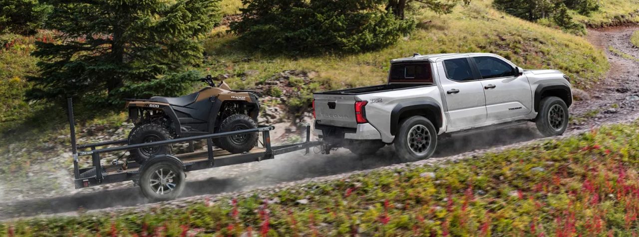 2026 Toyota Tacoma Towing an ATV