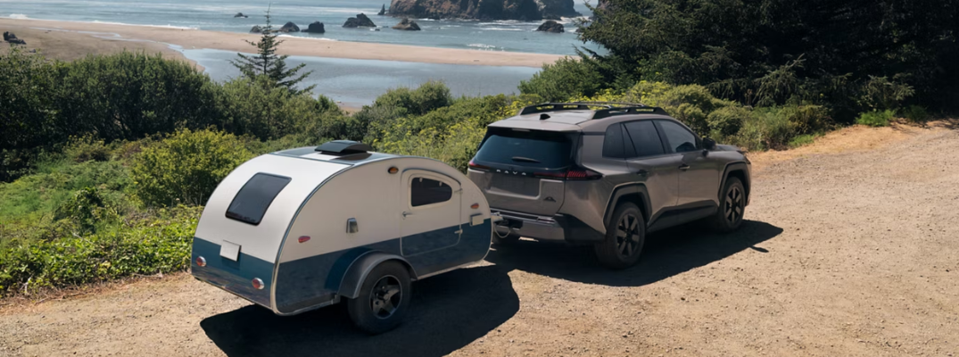 2026 Toyota RAV4 Towing a camper van